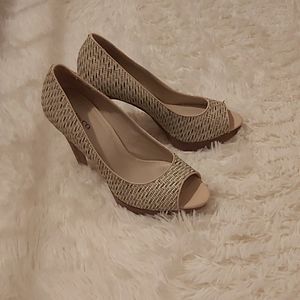 open toe heeled sandals